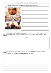 English Worksheet: Lion movie analysis