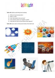 English Worksheet: 3rd year astronomy 
