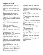 English Worksheet: jingle bell rock