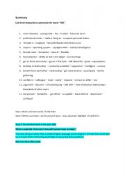 English Worksheet: Movie 