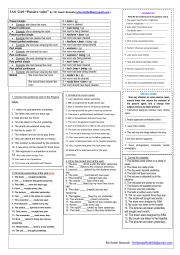 English Worksheet: passive & reported speech 