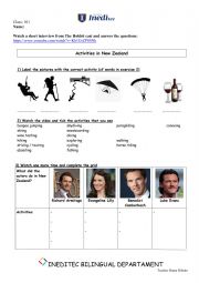 English Worksheet: The Hobbit Interview