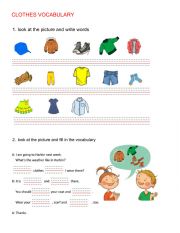 clothes vocabulary