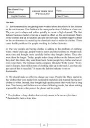 English Worksheet: end of term 2 test 9th form