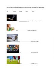 English Worksheet: Advice