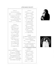 English Worksheet: After dark worksheet by Mr kitty