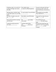 English Worksheet: Reflexive Pronouns Speaking Cards