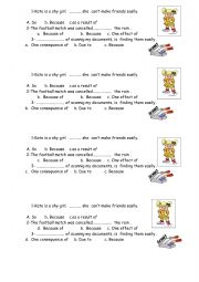 English Worksheet: conjunctions 
