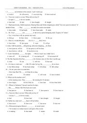 English Worksheet: present perfect
