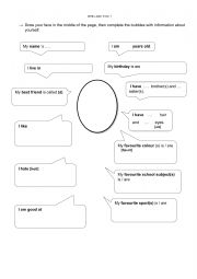 English Worksheet: Who are you?
