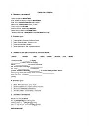 English Worksheet: Viva la Vida