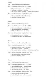 Passive Voice Test