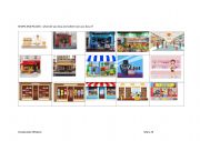 English Worksheet: Shops and places