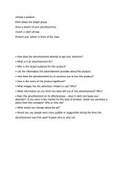 English Worksheet: GROUP WORK