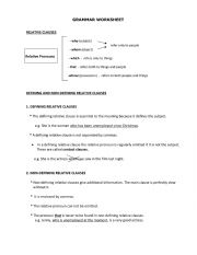 Relative Pronouns