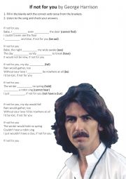 Fill in the blanks - If not for you - George Harrison