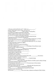 English Worksheet: Test