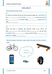 English Worksheet: Everyday Objects - Have got
