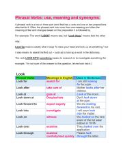 English Worksheet: Astronomy Reading and Phrasal Verbs