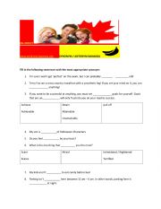 English worksheet: Word Roots 