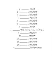 English Worksheet: Christmas game(letter to Santa)