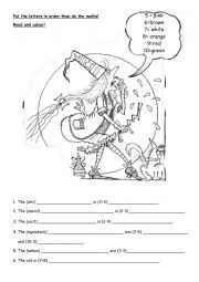English Worksheet: Winnie the witch colouring