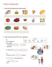 food vocabulary