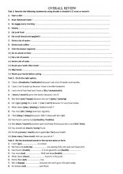 English Worksheet: unit 2 6th form