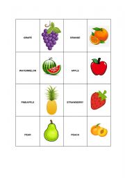 memory game fruits