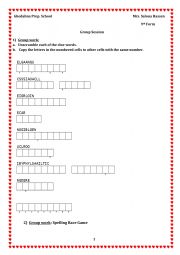 English Worksheet: Tolerance and respect for others group session 9th 