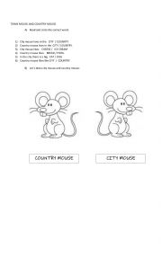 Town Mouse and Country Mouse