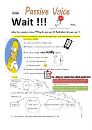 English Worksheet: Passive voice