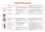 Sport Idioms