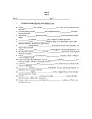 English Worksheet: either / neither 
