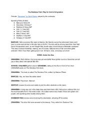English Worksheet: The Rainbow Fish: A Musical Play for Children