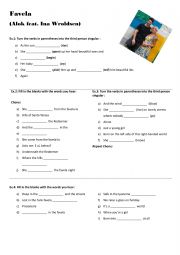 Lyrics Worksheet: Favela (Alok feat. Ina Wroldsen) 