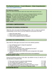 English Worksheet: The Raphael Cartoons