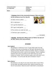 English Worksheet: Test A1 Level