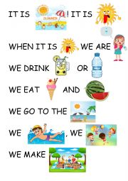 English Worksheet: Summer storytelling