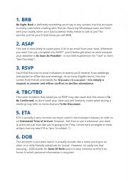 English Worksheet: Common acronyms