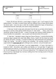 English Worksheet: 1st form End of term 3 