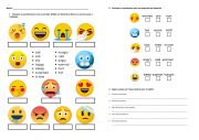 English Worksheet: Feelings and to be 