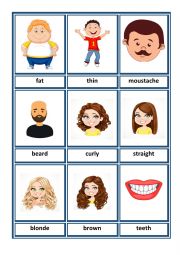English Worksheet: Quick Minds 3. Appearance Flashcards