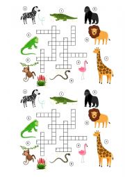 Animals Crossword