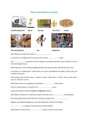 English worksheet: new Orleans