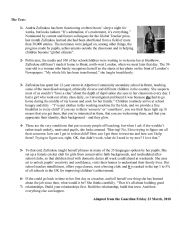 English Worksheet: End of term test 3 1st form 