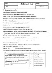 mid term 3 test 7 form