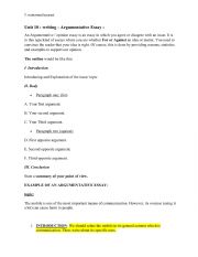 English Worksheet: steps to writing an argumentative essay