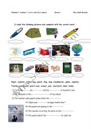 English Worksheet: 7th form basic education