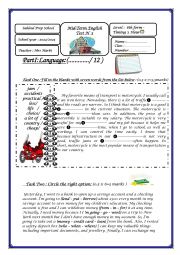 Mid Term Test 3 9th form